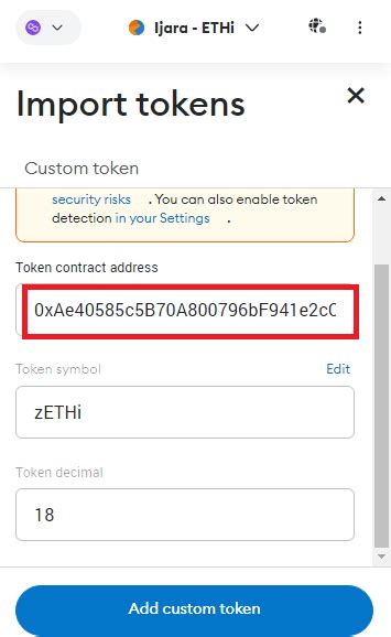 Metamask: Importing ERC20 token on Ganache silently fails
